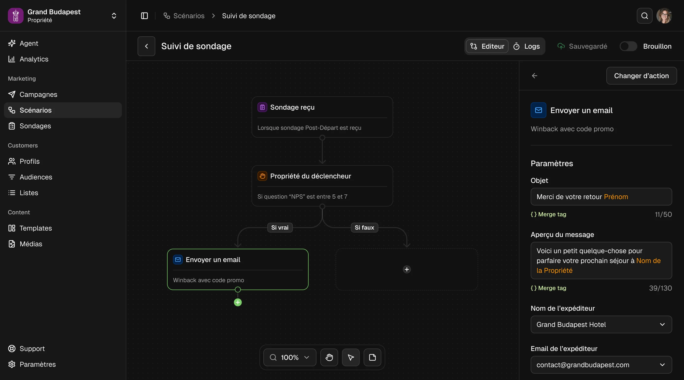 Automatisation product view
