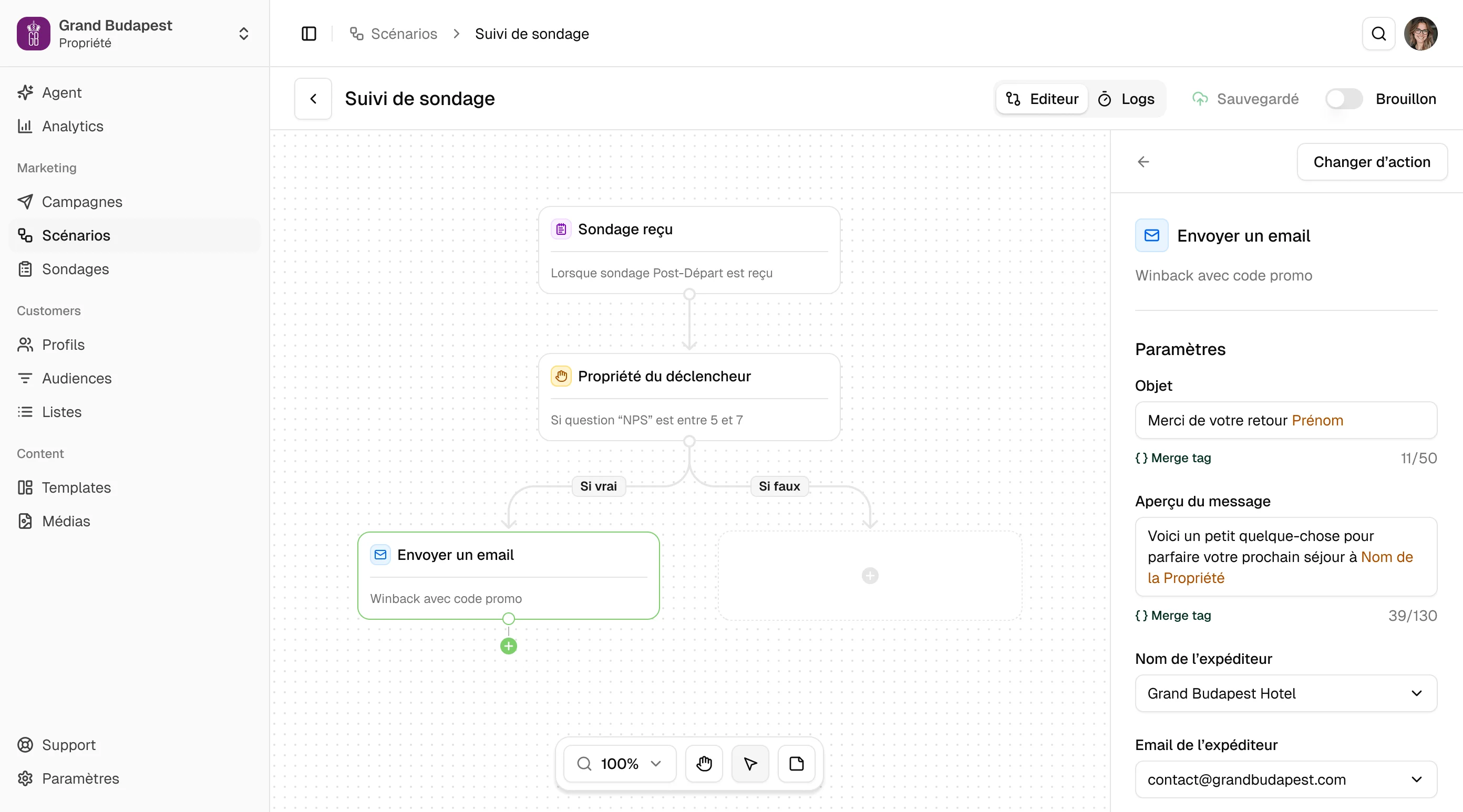 Automatisation product view